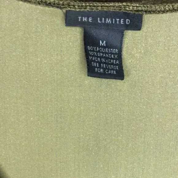 179. 5/$25 Vintage 90’s The Limited Velvet Top (M) - Picture 6 of 8